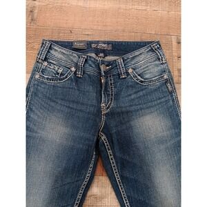 Women's Silver Jeans Co. Suki Mid Boot Cut Jeans Medium Wash Size27 (2323)